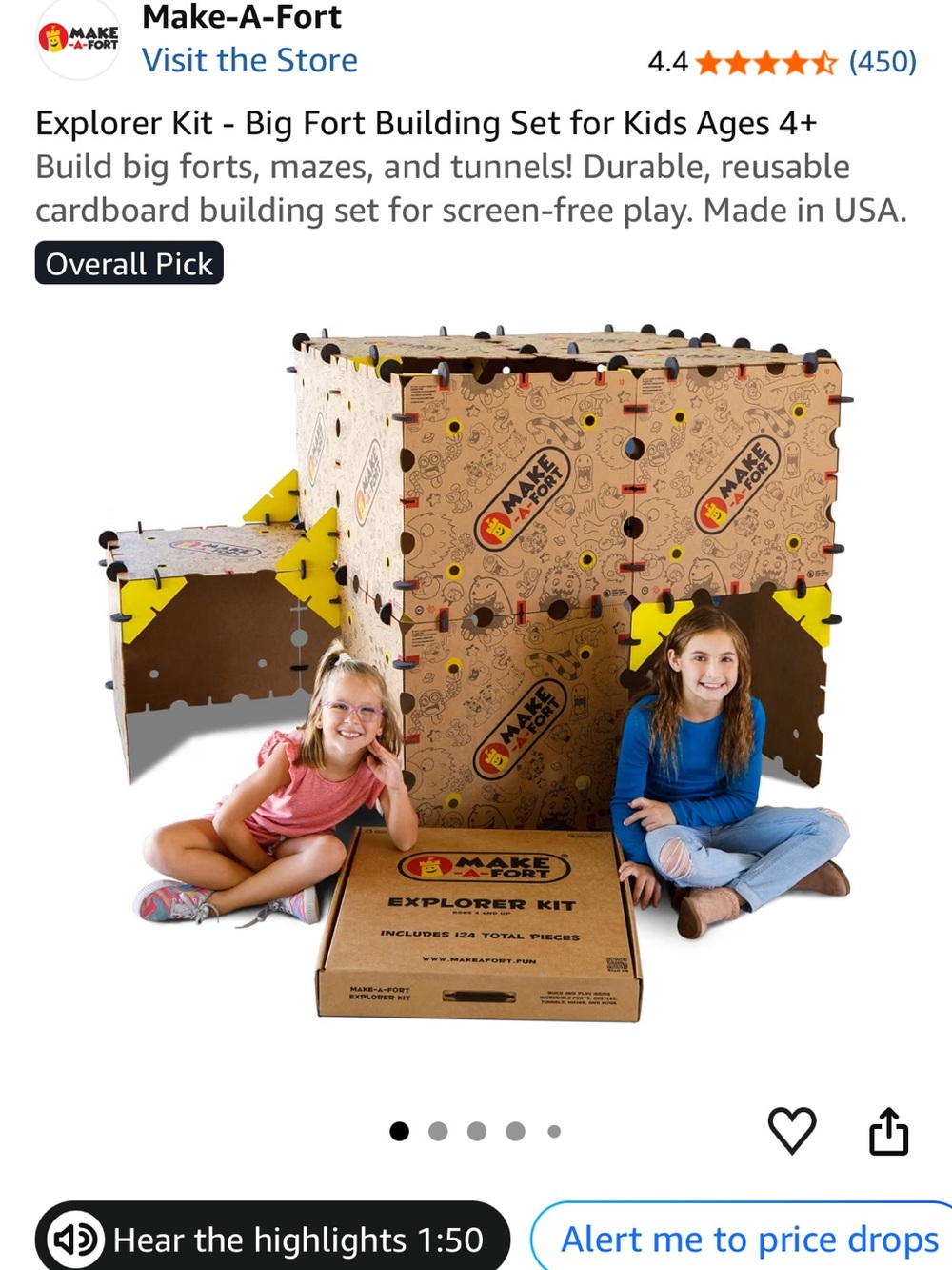 Make a fort Explorer Kit